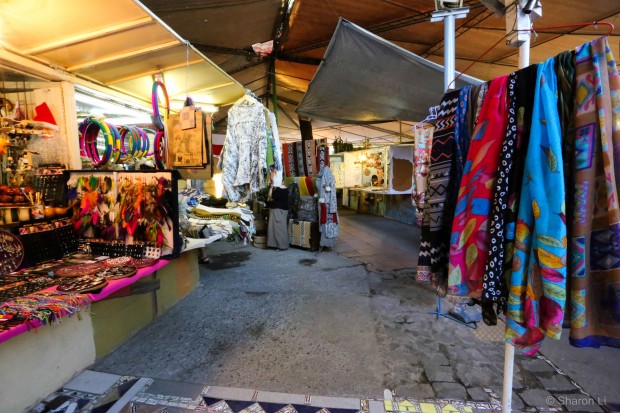 cheap souvenir market outside bellavista