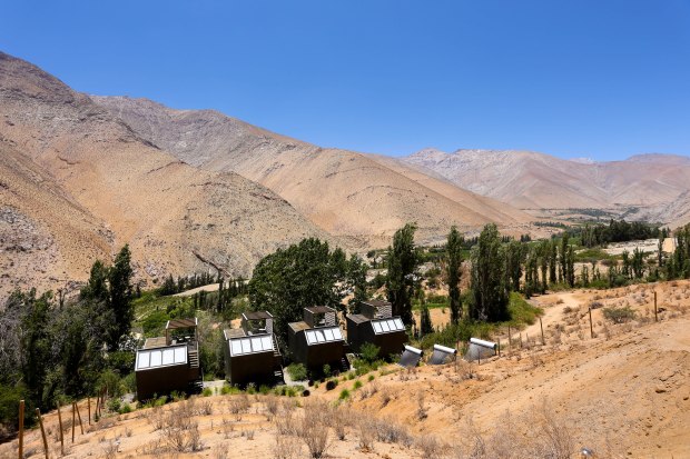 view from the observatory-- the other lodging option at Elqui Domos