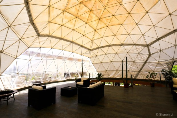 top floor of the  main dome/reception area